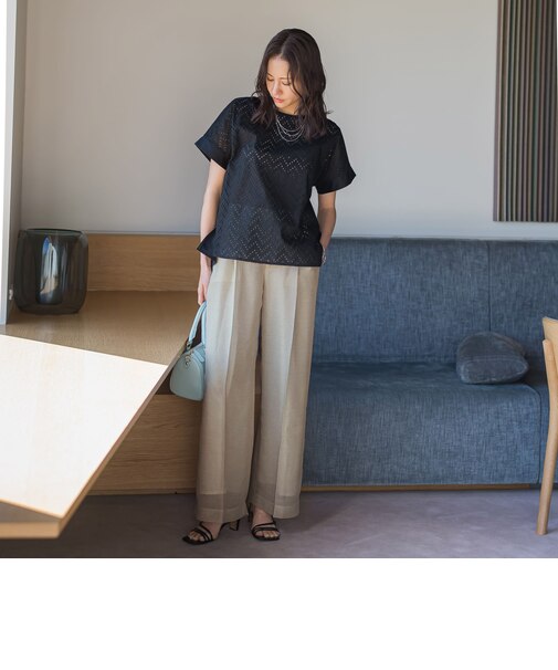 【WEB＆一部店舗限定】シャンブレーカラミパンツ