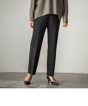 【暖・美・楽】両面起毛テーパードパンツ