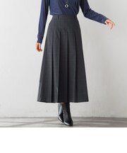 TRチェックプリーツスカート