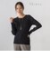 【Skinea】≪着るスキンケア≫リブクルーネックニット
