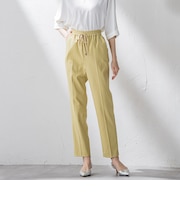 【WEB限定】シェルタリングテーパードパンツ≪洗濯機で洗える≫