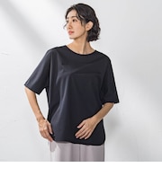 バックサテンカットソー≪洗濯機で洗える≫