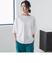 トリコットシフォンカットソー≪洗濯機で洗える≫