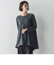 ”Tシャツ感覚で着られる”ジョーゼットブラウス≪洗濯機で洗える≫