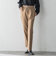 【WEB限定/大きいサイズ】”すっきり快適な履き心地”テーパードパンツ≪洗濯機で洗える≫