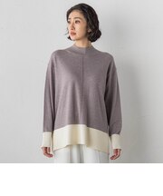 【新色追加】ファインウールハイネックニット