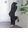 【極・名品パンツ】シェルタリングワイドパンツ