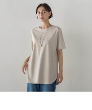 【WEB限定】”細身パンツも怖くない”Tシャツチュニック