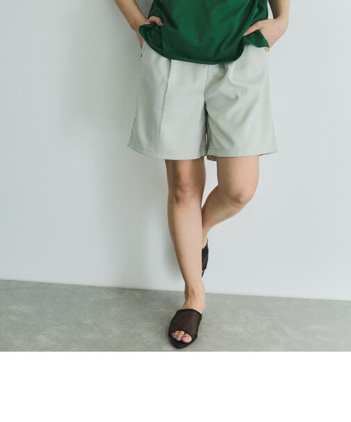 ヘザーエステルハーフパンツ≪手洗い可能≫