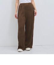 ウェーブパイピングワイドパンツ≪手洗い可能≫