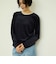 シアーベロアロングスリーブカットソー【日本製】