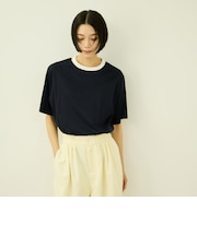 【一日、清潔感。】汗じみケア ひんやりリンガーTシャツ
