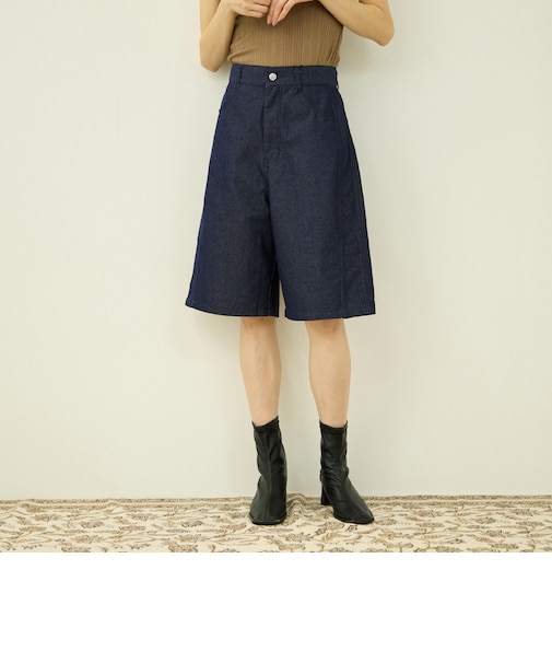 デニムハーフパンツ