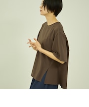 【涼やかストレッチ】半袖ブラウス