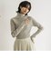 【WEB限定】【一部店舗限定】プレーティングハイネックニットプルオーバー≪手洗い可能≫