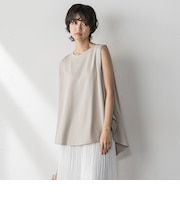 パネル切替えノースリーブプルオーバー≪手洗い可能≫