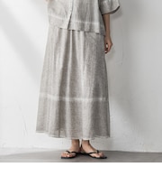 タイダイギャザーフレアスカート≪手洗い可能≫