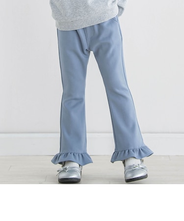 ストレッチ裾フリルスリムパンツ(90~150cm)