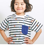 【スララク/防汚加工/オーガニックコットン】わくわく男の子半袖Tシャツ(80~130cm)