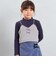 シャギーニットキャミビスチェ+テレコハイネック長袖Tシャツセット(100~150cm)