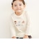 【スララク/防汚加工/オーガニックコットン】ときめき女の子長袖Tシャツ(80~130cm)