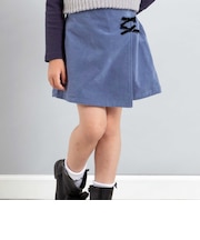 モールスキンラップスカート風ショートパンツ(90~160cm)