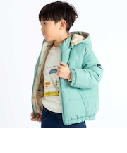 無地プリント柄リバーシブルコート(80~130cm)