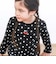 【スララク/防汚加工/オーガニックコットン】ときめきデザイン女の子長袖Tシャツ(80~130cm)