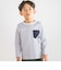 【抗菌防臭・UVカット】タフタポケットロゴプリント天竺長袖Tシャツ(90~130cm)