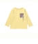 【抗菌防臭・UVカット】タフタポケットロゴプリント天竺長袖Tシャツ(90~130cm)