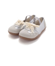 レースリボン付きバレエスニーカー(16~20cm)