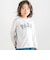 チェックスムース切り替えパッチロゴ長袖Tシャツ(90~160cm)