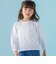 【店舗限定】天竺花レースポケットロングTシャツ(95～150cm)