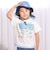操縦席プリント天竺Tシャツ(80~130cm)