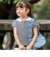 セーラーカラーリブボーダーTシャツ(90~160cm)