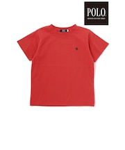 【POLO BCS(ポロ・ビーシーエス)×SLAP SLIPコラボ】ロゴパッチ天竺半袖Tシャツ(80~130cm)