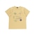 コンパスワッペンアドベンチャーMAPプリント天竺半袖Tシャツ(90~150cm)