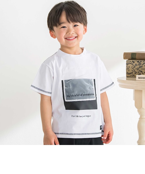 オーガンジーポイントTシャツ(95~160cm)
