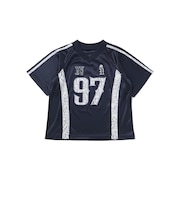 レースロゴパッチサテンユニフォーム半袖Tシャツ(110~150cm)