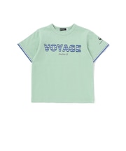 【JALコラボ】VOYAGEボーダーロゴパッチ半袖Tシャツ(100~130cm)