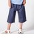 【抗菌・防臭】バックボーダーストレッチツイル6分丈パンツ(90~130cm)