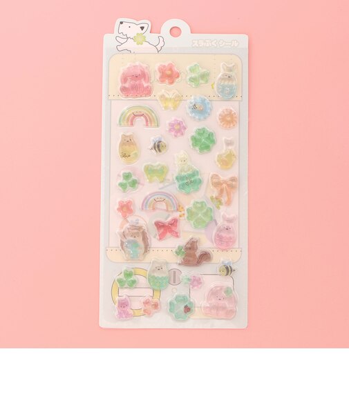 ぷっくり可愛い★ちゅるちゅるスラぷくシール