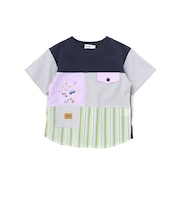 【接触冷感】マルチ切り替え半袖Tシャツ(80~130cm)
