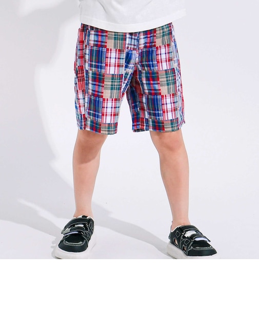 チェック柄ショートパンツ(80~130cm)