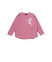 ロゴワッペン&リボンディテールラグランロゴTシャツ(110~150cm)