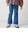 ジョグデニムリボン刺しゅうフレアロングパンツ(90~160cm)