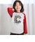ロゴパッチ刺しゅうラグラン長袖Tシャツ(80~130cm)