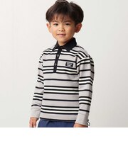 マルチボーダー裾ドロストラガーシャツ(90~160cm)