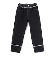 【店舗限定】レースストレッチデニムロングパンツ(95~150cm)