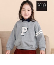 【POLO BCS(ポロ・ビーシーエス)×SLAP SLIP】フェルトワッペントレーナー(80~130cm)
